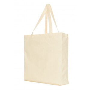 100% COTTON CANVAS NATURAL BAG